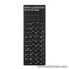 Wear-resistant Hebrew Letter Keyboard Stickers Alphabet Layout Label Sticker