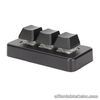 (Black)3 Keys Programmable Keypad Mini Mechanical Macro Keypad With RGB