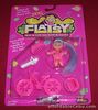 Flatsy Doll JusToys Miniature Doll on card c 1994 She's Flat And That's That!