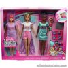 Barbie Princess Adventure Slumber Party Sleepover w/ Daisy, Nikki & Accessories.