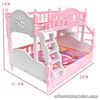 Set Bed Girl's Play House Princess Double Bed With Stairs Toys For Barbie Doll