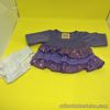 Build A Bear Purple Sequin Layered Justice  Dress And Cream Coloured Knickers