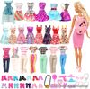 New Barbie Doll Fashion Gift Pack (15 Pcs) Dresses Clothes, Shoes Outfit Sets AU
