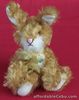 Vintage Mohair Rabbit Martin Heart on Chest Metal Label Germany Jointed Toy