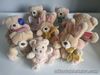 Vintage Forever Friends Bears x 8, Excellent Condition 1990's