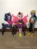 Monster High Bonita Femur, Avea Trotter & Neighthan rot Freaky Fusion dolls