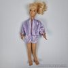 Mattel Hot Looks Poseable Doll Vintage 1986 with Purple Jacket