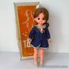 Vintage 60's Perfekta Tala Doll Original Box Large 45cm Vinyl Plastic Sleepy Eye