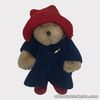 Vintage 1980s Paddington Bear (Red Hat, Blue Coat) - Eden Toys, Made in Korea