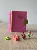 Vintage Polly Pocket Glitter Island Storybook Compact 1995 NEAR COMPLETE