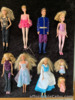 2000's Barbie Dolls. Glamour, Male Prince, Casual Dress. Set of (9) #25