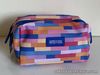 KENNETH COLE REACTION ROYAL BLUE SHADOW BOX TRAVEL MAKEUP COSMETIC POUCH CASE