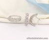 1.51 CTW Diamond Earrings & Ring Set 14k White Gold JS62 (PRE-ORDER)