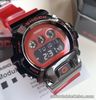 Casio G-Shock * GM6900B-4 Black Steel Digital Case Jelly Red Resin Strap Watch