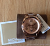 Michael Kors Bradshaw  Rosegold-tone Oversized Unisex Chronograph Watch MK5503