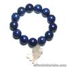 * Chinese New Year Feng Shui * Lapiz Lazuli & Quartz Goldfish Crystal Bracelet