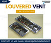 Boat LOUVERED VENT