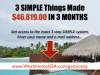 3 Simple Things Made $46,819.00 Dollars In 3 Months
