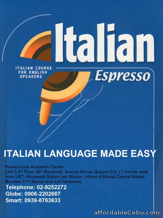 LEARN ITALIAN LANGUAGE For Sale Outside Cebu Cebu ...