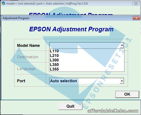 Resetter epson l110 free download rar