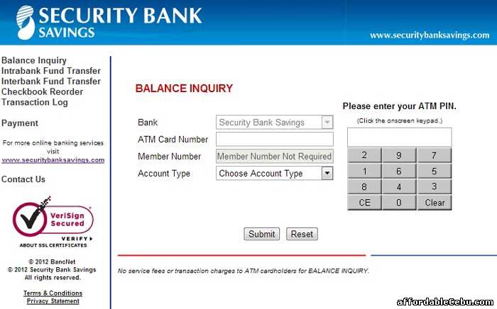 easy savings account security bank