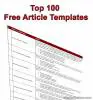 Picture of Top 100 Free Article Templates (Ultimate List)