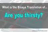 Picture of Translate "Are you thirsty" in Bisaya/Cebuano?