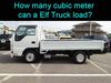 Picture of How many cubic meter (m3) can an Elf Truck carry?