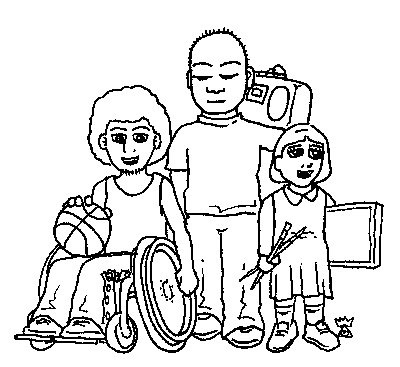 Picture of Cartoons - People with Disability