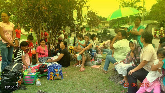 Some residents in Negros Occidental evacuated their place