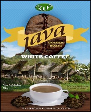 White Coffee with Hazelnut extract