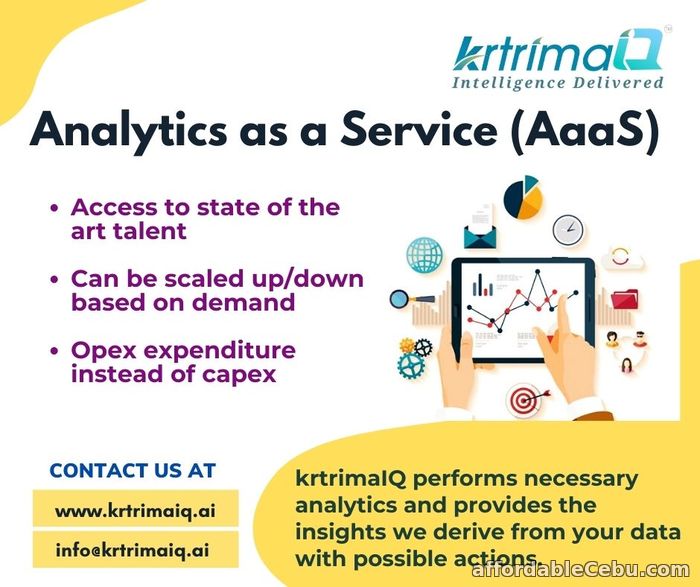 1st picture of Analytics as a Service (AaaS) Provider India Offer in Cebu, Philippines