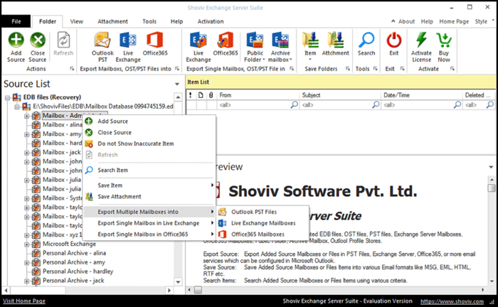 2nd picture of Shoviv Exchange to Office 365 Migration Tool For Effortless Migration For Sale in Cebu, Philippines