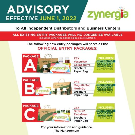 3rd picture of How to be a Member/ Distributor of Zynergia Announcement in Cebu, Philippines