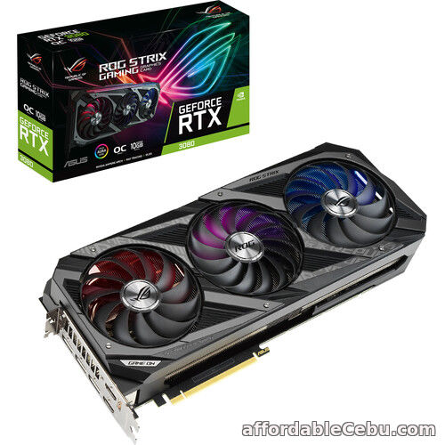 1st picture of ASUS GeForce RTX 3080 Republic of Gamers Strix Gaming OC Graphics Card For Sale in Cebu, Philippines