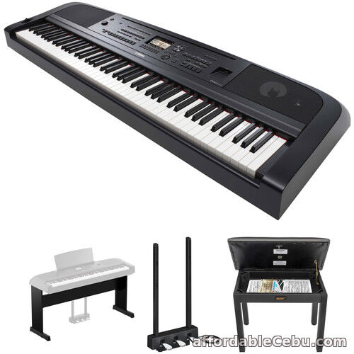1st picture of Yamaha DGX-670 Portable Digital Grand Piano Bundle with Stand, Pedals, and Bench (Black) For Sale in Cebu, Philippines