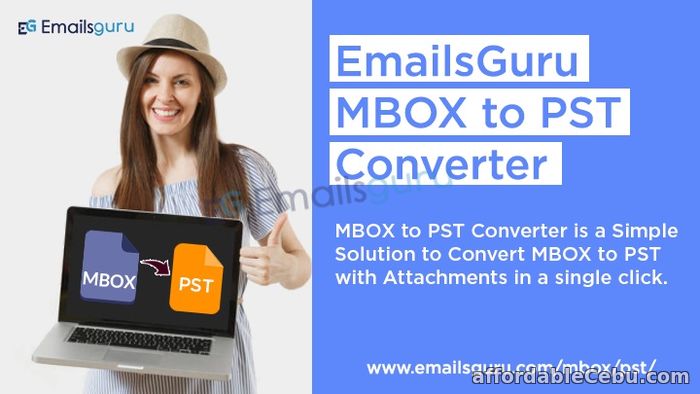 1st picture of MBOX to PST Converter - Tool to Convert MBOX to PST with Attachments Offer in Cebu, Philippines