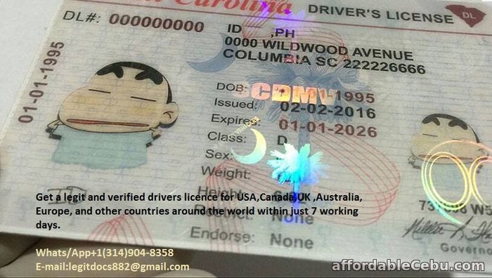 1st picture of legitdocs882@gmail.com online application for a US or USA ID card Watsap+13149048358 Announcement in Cebu, Philippines