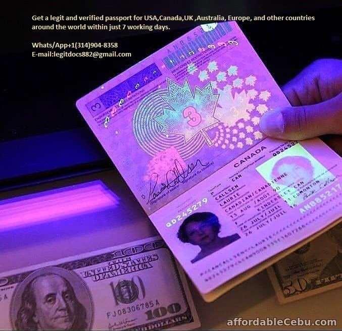 1st picture of legitdocs882@gmail.com Are you a non-US citizen looking to buy or apply for a registered US passport, US ID card,  US driver's license. Announcement in Cebu, Philippines