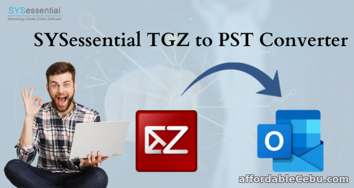 1st picture of SYSessential TGZ to PST converter tool Offer in Cebu, Philippines