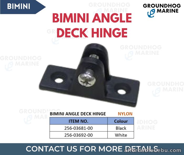 1st picture of Boat BIMINI ANGLE DECK HINGE For Sale in Cebu, Philippines