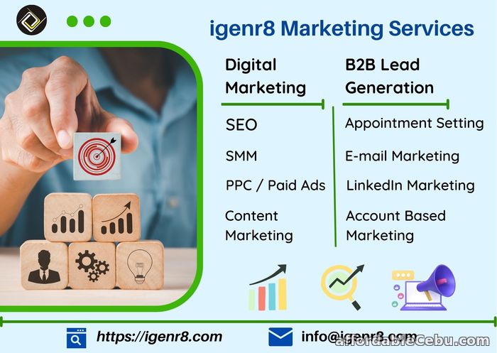 1st picture of igenr8 B2B Lead Generation and Digital Marketing Services Offer in Cebu, Philippines