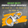 Boat HEAVY DUTY SWIVEL SNAP SHACKLE