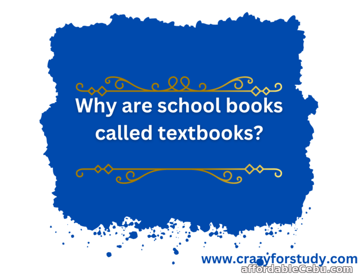 1st picture of Why are school books called textbooks? Offer in Cebu, Philippines