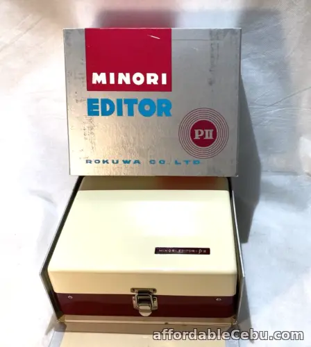 1st picture of VTG Minori Editor PII  8mm Film  Tokyo Japan, Rokuwa Co., LTD For Sale in Cebu, Philippines