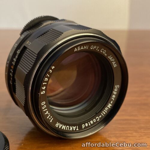 1st picture of MINTY Vintage Asahi Pentax 50mm f/1.4 Super-TAKUMAR M42 Screw SMC Mount Lens For Sale in Cebu, Philippines