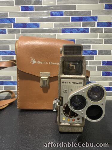 1st picture of Vintage Bell & Howell 333 8MM Home Movie Camera w/Original Case For Sale in Cebu, Philippines