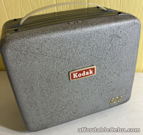 1st picture of Vintage KODAK BROWNIE 500PORTABLE 8mm MOVIE PROJECTOR Works Needs Bulb For Sale in Cebu, Philippines