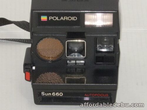 1st picture of VINTAGE POLAROID SUN 660 AUTOFOCUS INSTANT 600 FILM CAMERA TESTED WORKING For Sale in Cebu, Philippines
