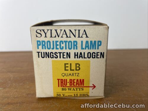 1st picture of Vintage Sylvania Tungsten Halogen Projector Lamp Model ELB 80 Watts New Unused For Sale in Cebu, Philippines